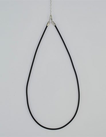 Black Rubber Necklace