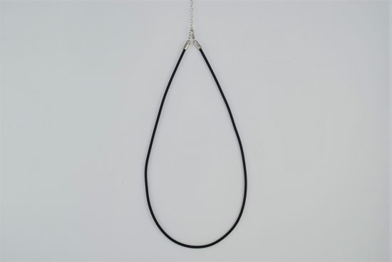 Black Rubber Necklace