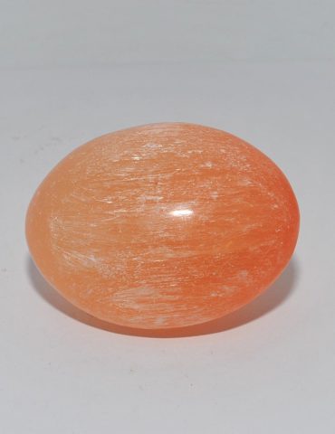 Peach Selenite Soap Stone