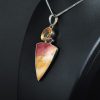 Mookaite Citrine & Garnet Pendant