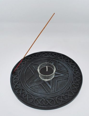 Pentagram Incense Tealight Candle Holder