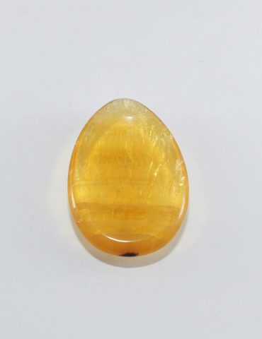 Yellow Fluorite Thumb Stone