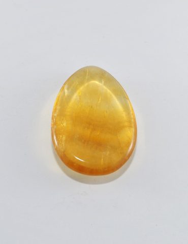 Yellow Fluorite Thumb Stone