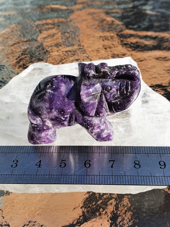 Lepidolite Elephant