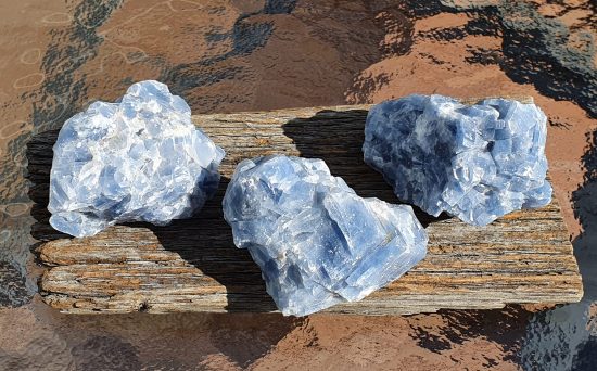 Blue Calcite Specimen