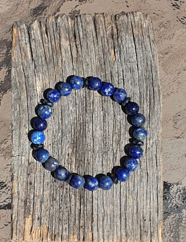 Lapis Lazuli Hematite Bracelet