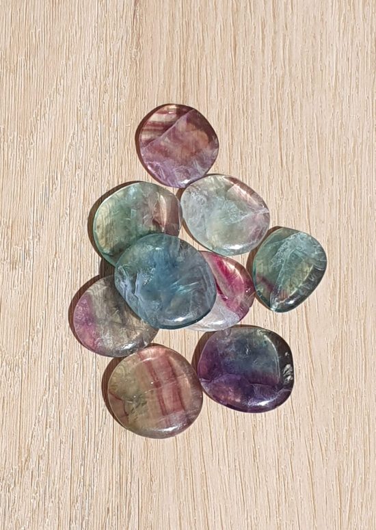 Rainbow Fluorite Palm Stones