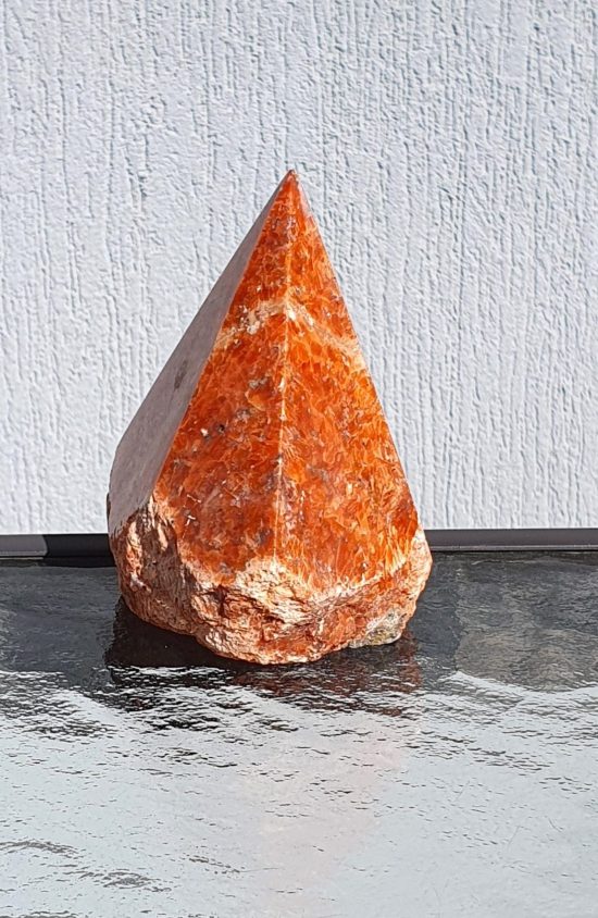 Orange Calcite Point